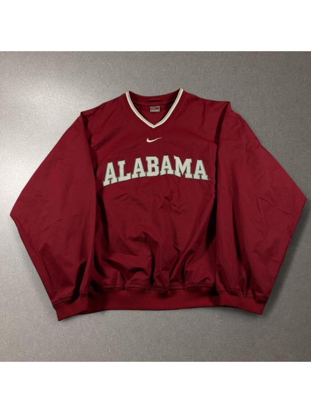 Vintage Y2K Nike Alabama Crimson Tide Windbreaker Pullover - Men's Large!